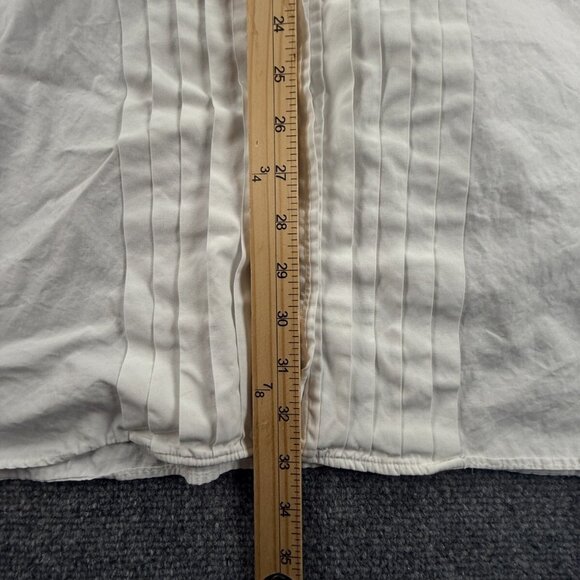 VTG Gitman Bros Tuxedo Shirt Men 16.5 37 Tall White Formal Dress Shirt USA Made - Picture 4 of 16